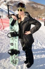 IRELAND BALDWIN at Oakley Learn to Ride with AOL in Park City