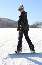 IRELAND BALDWIN at Oakley Learn to Ride with AOL in Park City