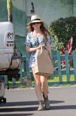 ISLA FISHER in Jeans Shorts Out and About in Hawaii