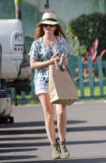 ISLA FISHER in Jeans Shorts Out and About in Hawaii