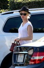 JANUARY JONES Arrives at Whole Foods in Los Angeles