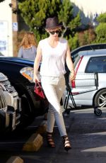 JANUARY JONES Arrives at Whole Foods in Los Angeles