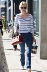 JANUARY JONES in in Tight Jeans Out in West Hollywood