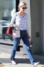 JANUARY JONES in in Tight Jeans Out in West Hollywood