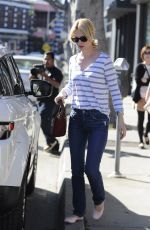JANUARY JONES in in Tight Jeans Out in West Hollywood
