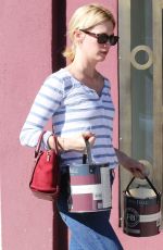 JANUARY JONES in in Tight Jeans Out in West Hollywood