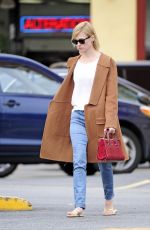 JANUARY JONES Out and About  in Los Feliz