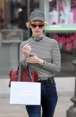 JANUARY JONES Out Shopping in Los Angeles