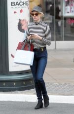 JANUARY JONES Out Shopping in Los Angeles