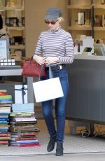 JANUARY JONES Out Shopping in Los Angeles