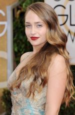 JEMIMA KIRKE at 71st Annual Golden Globe Awards