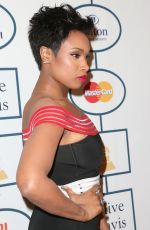 JENNIFER HUDSON at 2014 Pre-Grammy Gala in Beverly Hills