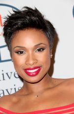JENNIFER HUDSON at 2014 Pre-Grammy Gala in Beverly Hills