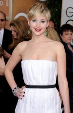 JENNIFER LAWRENCE at 71st Annual Golden Globe Awards