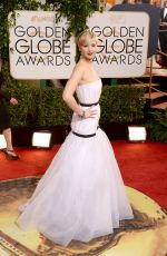 JENNIFER LAWRENCE at 71st Annual Golden Globe Awards