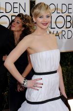 JENNIFER LAWRENCE at 71st Annual Golden Globe Awards