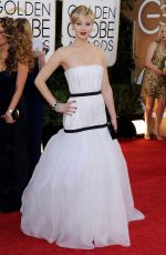 JENNIFER LAWRENCE at 71st Annual Golden Globe Awards