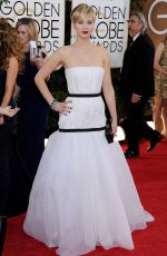 JENNIFER LAWRENCE at 71st Annual Golden Globe Awards