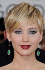 JENNIFER LAWRENCE at 71st Annual Golden Globe Awards