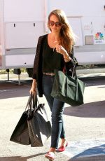 JESSICA ALBA Arrives at Her Office in Santa Monica