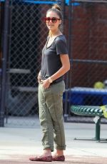 JESSICA ALBA at Coldwater Canyon Park in Beverly Hills