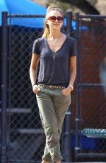 JESSICA ALBA at Coldwater Canyon Park in Beverly Hills
