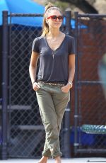 JESSICA ALBA at Coldwater Canyon Park in Beverly Hills