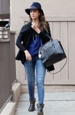 JESSICA ALBA at Prix Body Piercing in West Hollywood