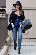 JESSICA ALBA at Prix Body Piercing in West Hollywood