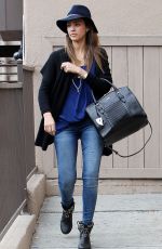 JESSICA ALBA at Prix Body Piercing in West Hollywood