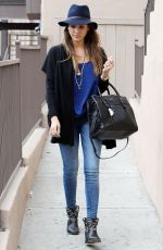 JESSICA ALBA at Prix Body Piercing in West Hollywood