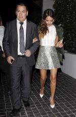 JESSICA ALBA Leaves Cecconi