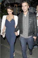 JESSICA ALBA Leaves Chateau Marmont in Hollywood