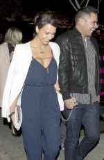 JESSICA ALBA Leaves Chateau Marmont in Hollywood