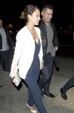 JESSICA ALBA Leaves Chateau Marmont in Hollywood
