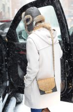 JESSICA ALBA Leaves Her Hotel in Manhattan