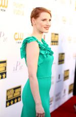 JESSICA CHASTAIN at Critic’s Choice Awards in Santa Monica