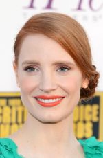 JESSICA CHASTAIN at Critic’s Choice Awards in Santa Monica