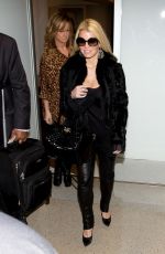 JESSICA SIMPSON Arrives at LAX Airport