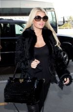 JESSICA SIMPSON Arrives at LAX Airport