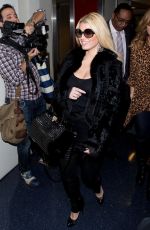 JESSICA SIMPSON Arrives at LAX Airport