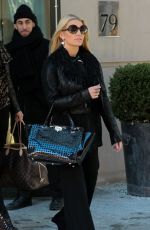 JESSICA SIMPSON leaves Her Hotel in New York