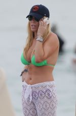 JILL MARTIN in Bikini at a Beach in Miami