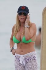 JILL MARTIN in Bikini at a Beach in Miami