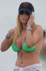 JILL MARTIN in Bikini at a Beach in Miami