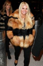 jJESSICA SIMPSON in Coar at JFK Airport in New York