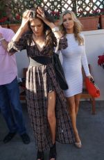 JOANNA KRUPA and JOYCE GIRAUD at Il Pastaio in Beverly Hills
