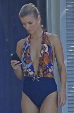 JOANNA KRUPA in Swimsuit at a Pool in Miami