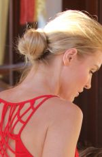 JOANNA KRUPA Out for Lunch with Friends at Il Pastaio