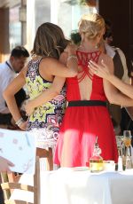 JOANNA KRUPA Out for Lunch with Friends at Il Pastaio